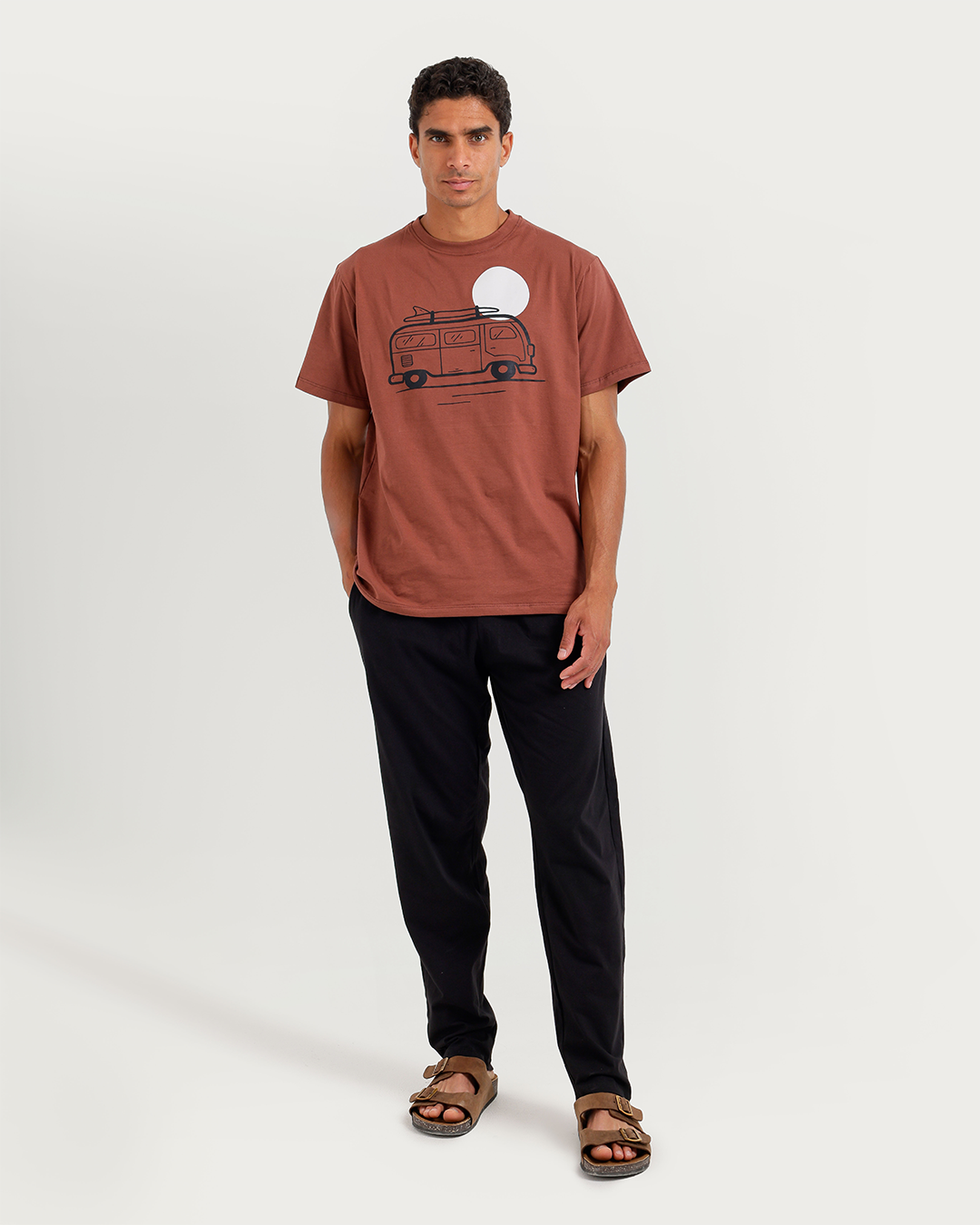 Men's Pajamas Half Sleeves with Pants