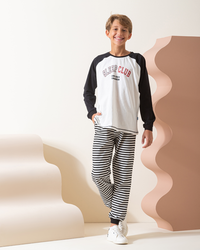 Sleep Club  Boys Pajama  long sleeves, cotton Tshirt