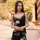 Women's lace pajama shorts