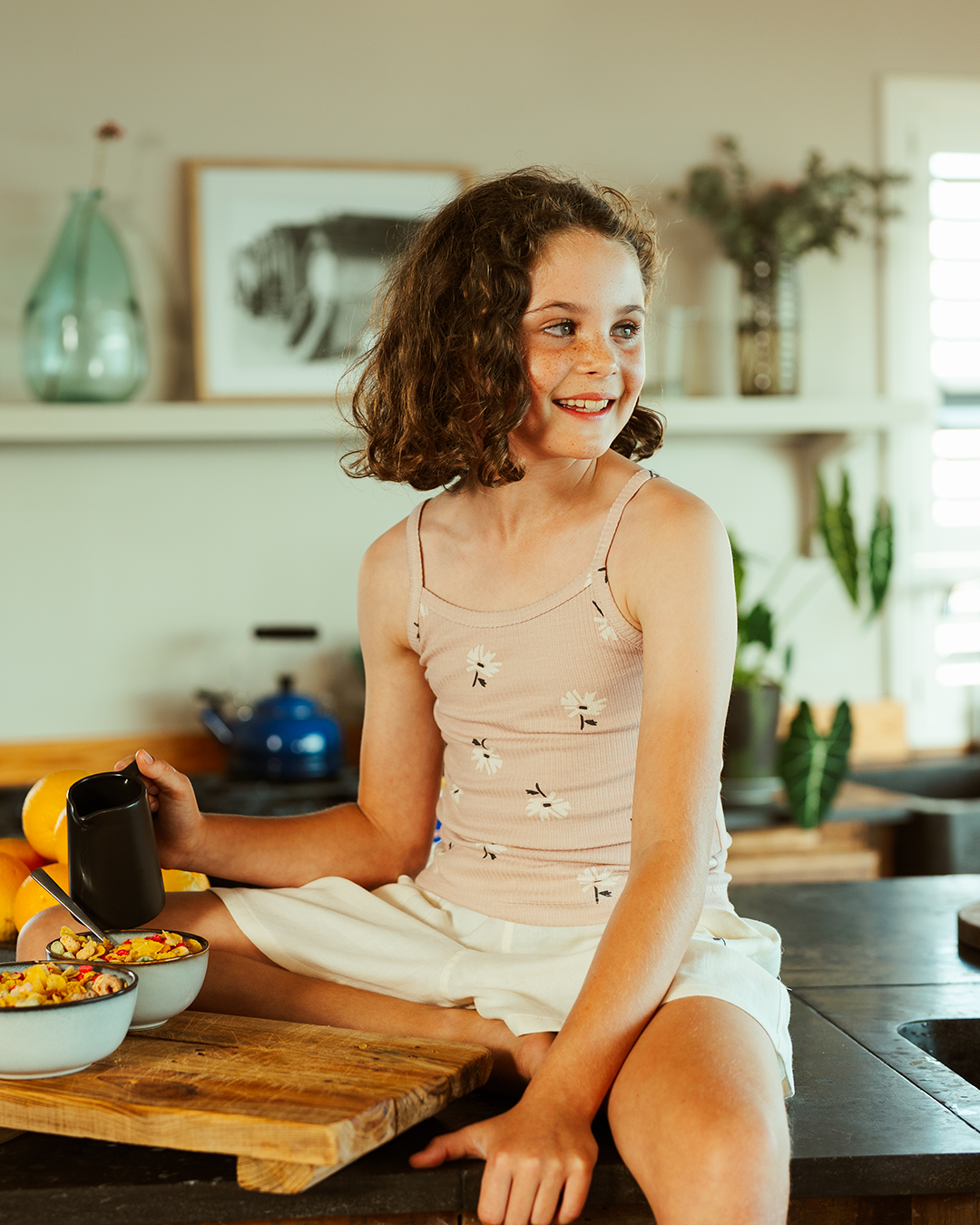 بيجاما حديقة ناعمة بلون اللافندر