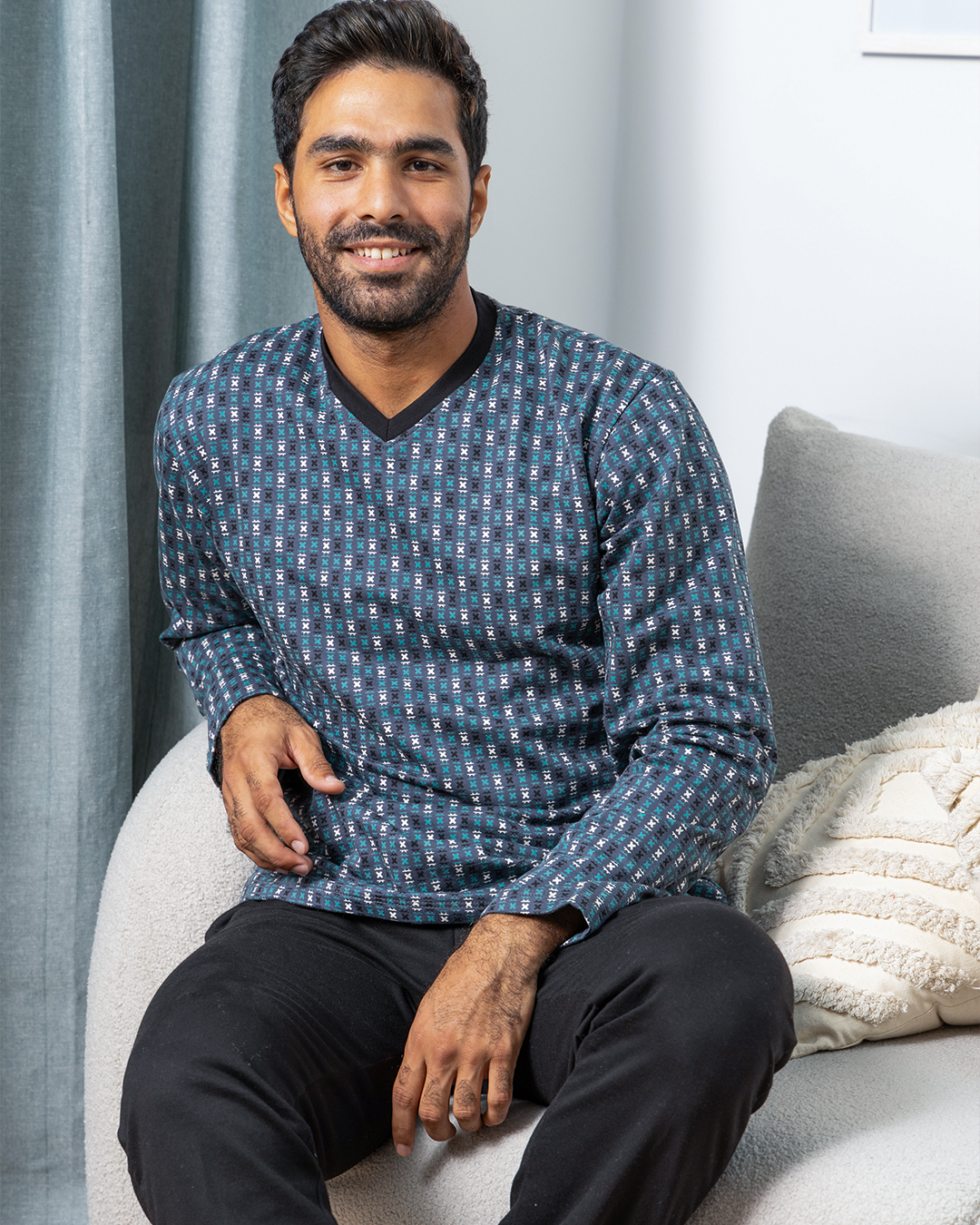 V  بيجامه رجالي روتاري