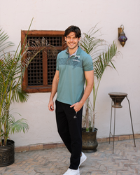 M05 بيجاما رجالي نص كم بياقة و بنطلون