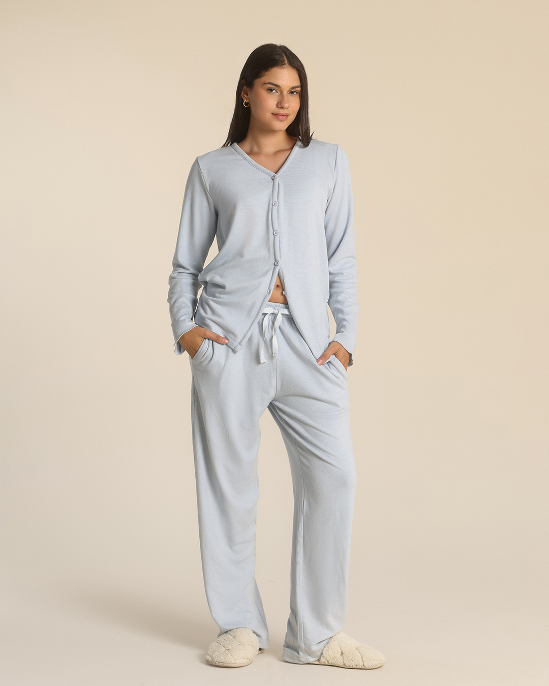 Women luxurious set in dusty colors