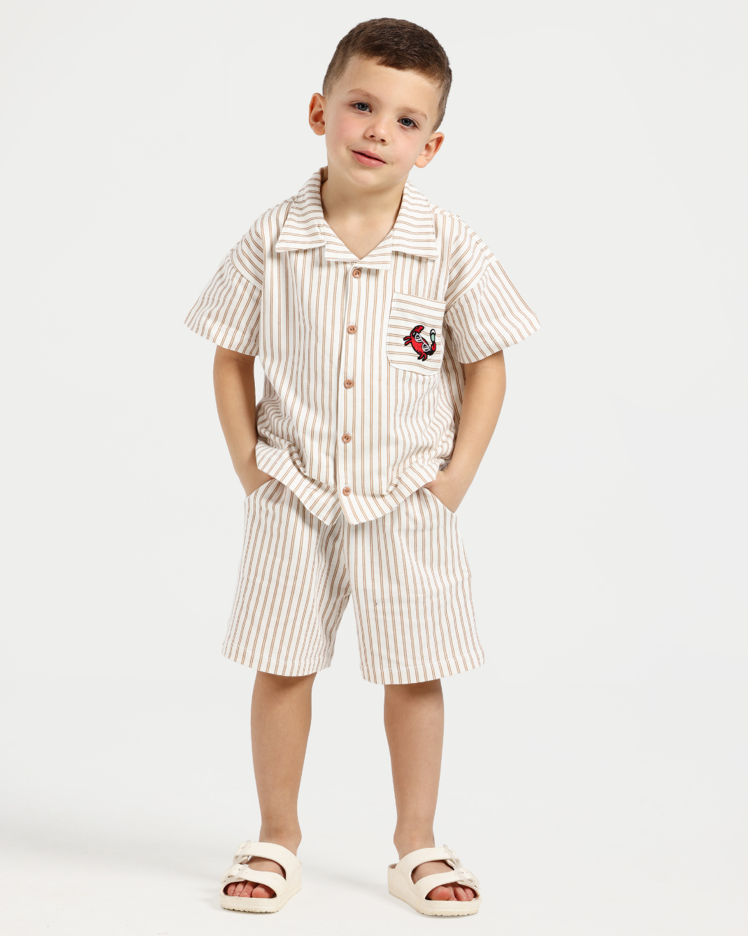 Ocean Vibes Stripes Boys Pajama