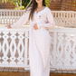 Women's nightgown, buttons, lace, dotted, floral