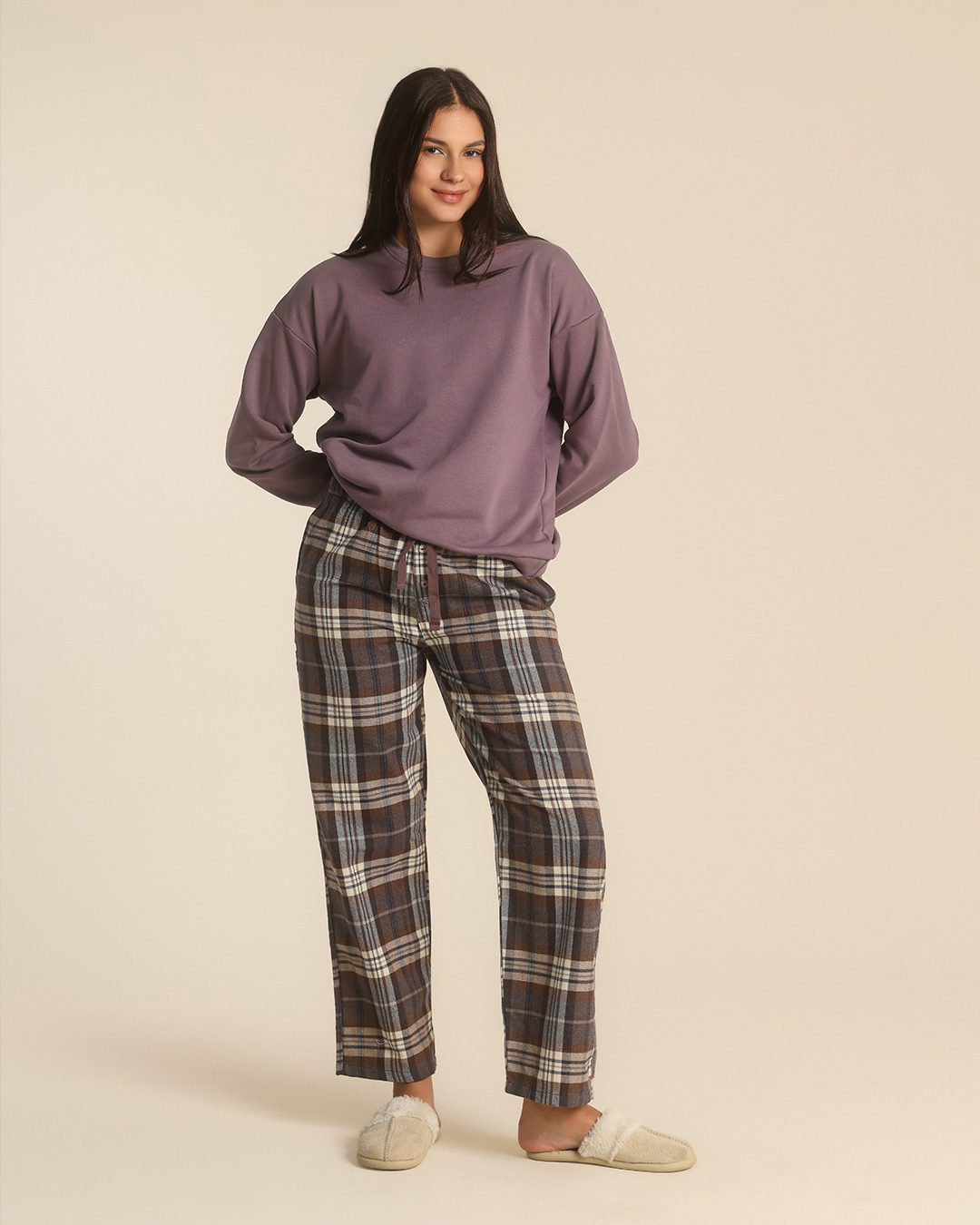 Sharing Winter Together Women Classic Pajama