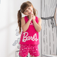 Barbie Girls' pajamas, T-shirt and Barbie shorts