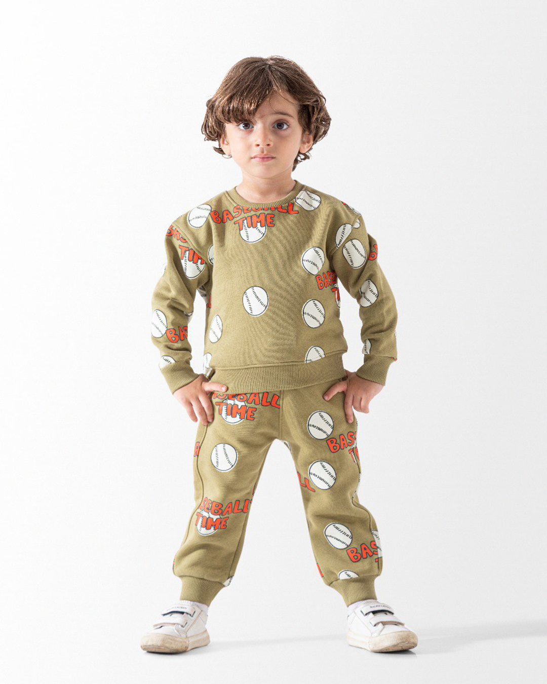 BASEBALL TIME FULL COVER NB طقم اولادي