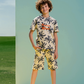 Vacay mode Boys' pajama half sleeve shorts