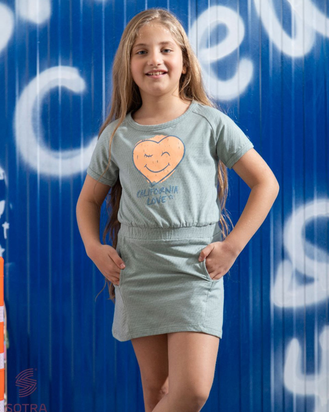 Calfornia love نايت شيرت بناتي