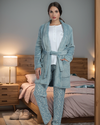 بيجاما حريمي 3 قطع  روب