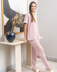 flower بيجامه حريمي مطرز