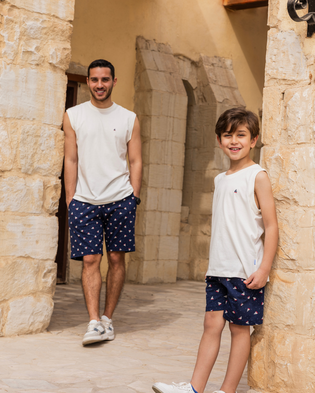 بيجاما  كات و شورت قطن البحار الصغير