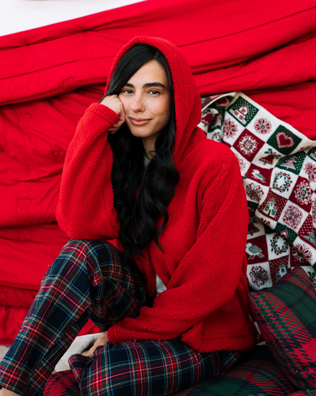 3-piece Christmas Vibes Pajamas