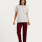 Women's Short Sleeve Pajama Set with Pants