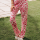 Floral women's trousers