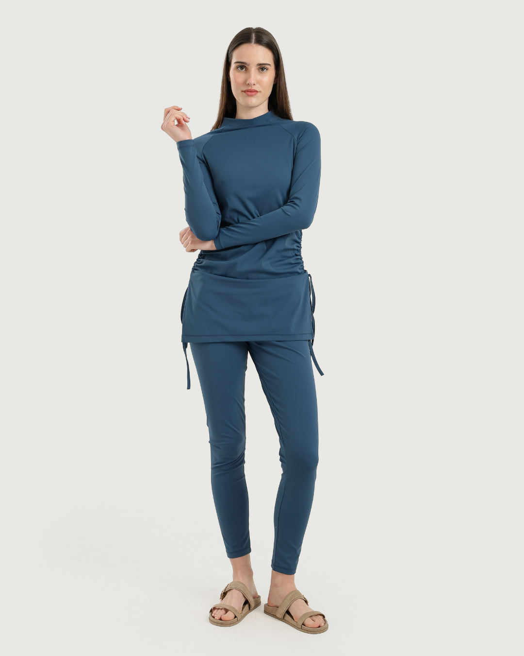 بوركيني حريمي قطعتين برقبه عاليه