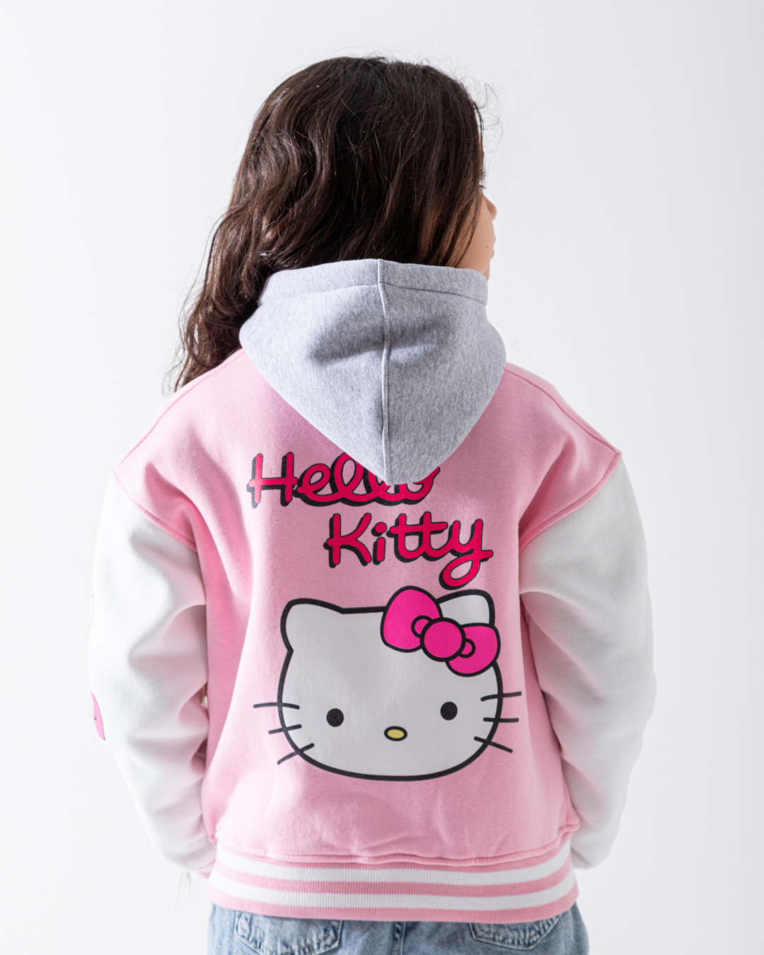 HELLO KITTY سويت تيشرت بيسبول