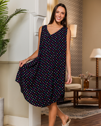 16 قميص فسكوز كات قصير مشجر