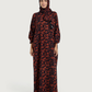 Printed Viscose Abaya 12