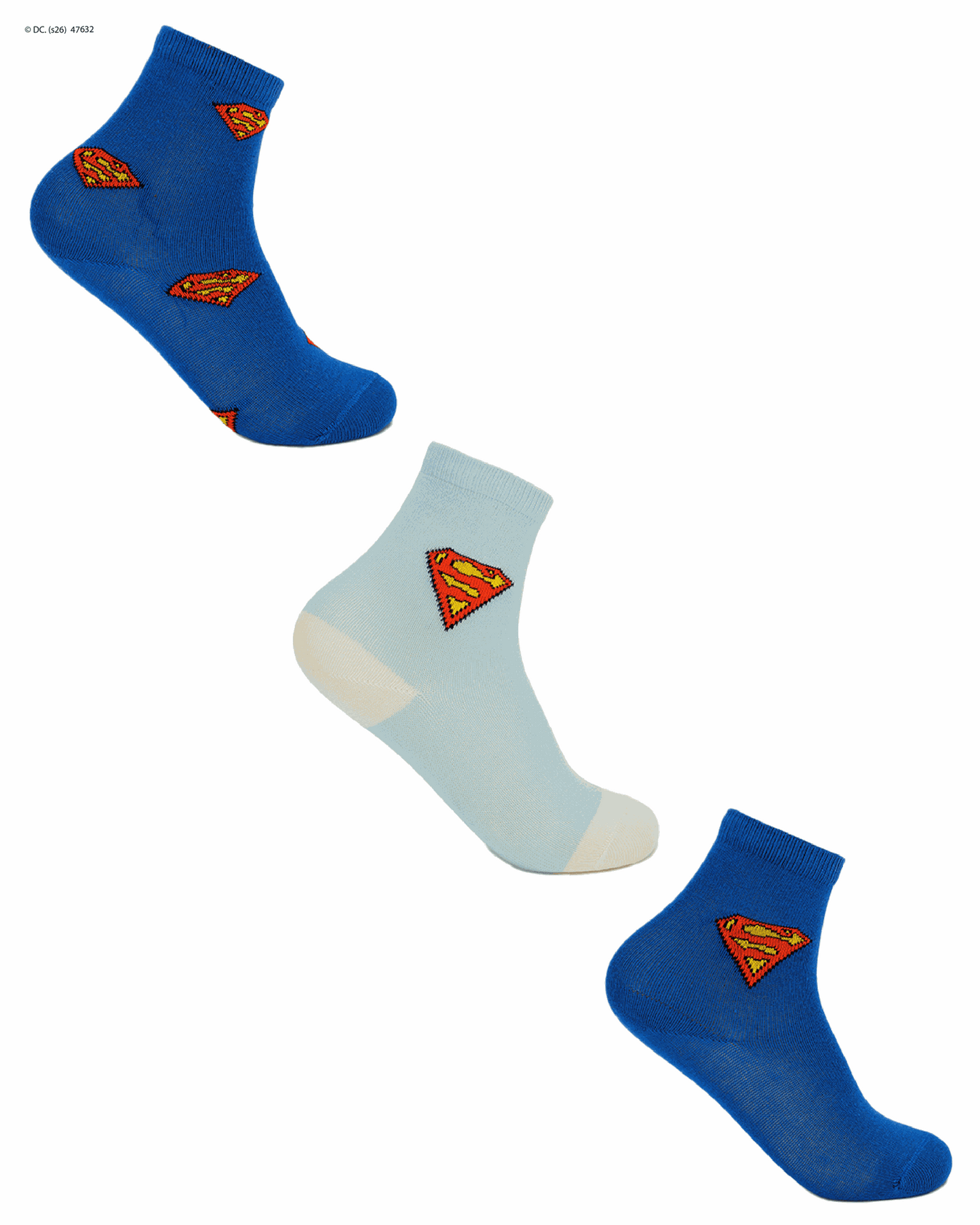 men's socks superman pieces