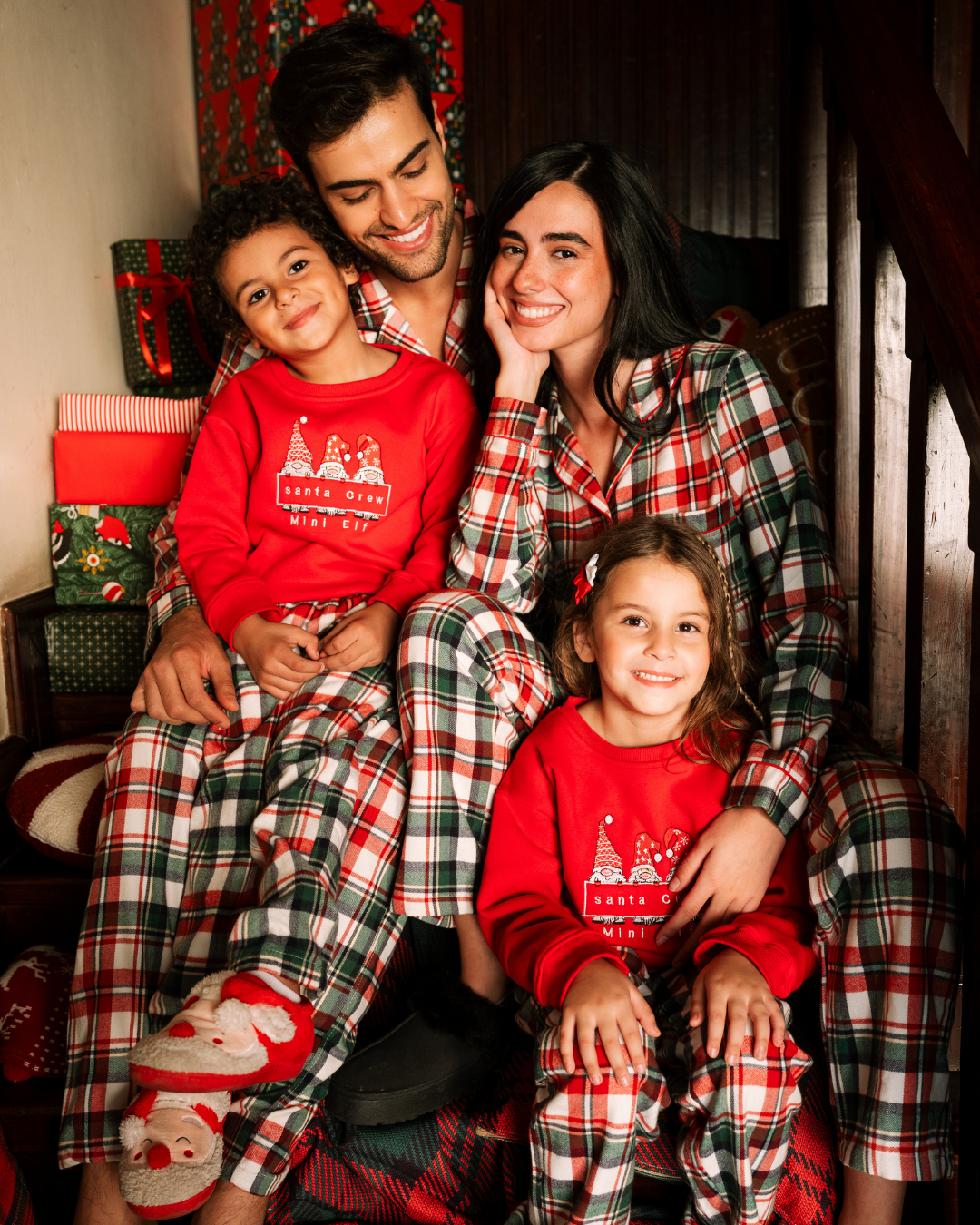 Santa's Favorite Classic Button up Pajama