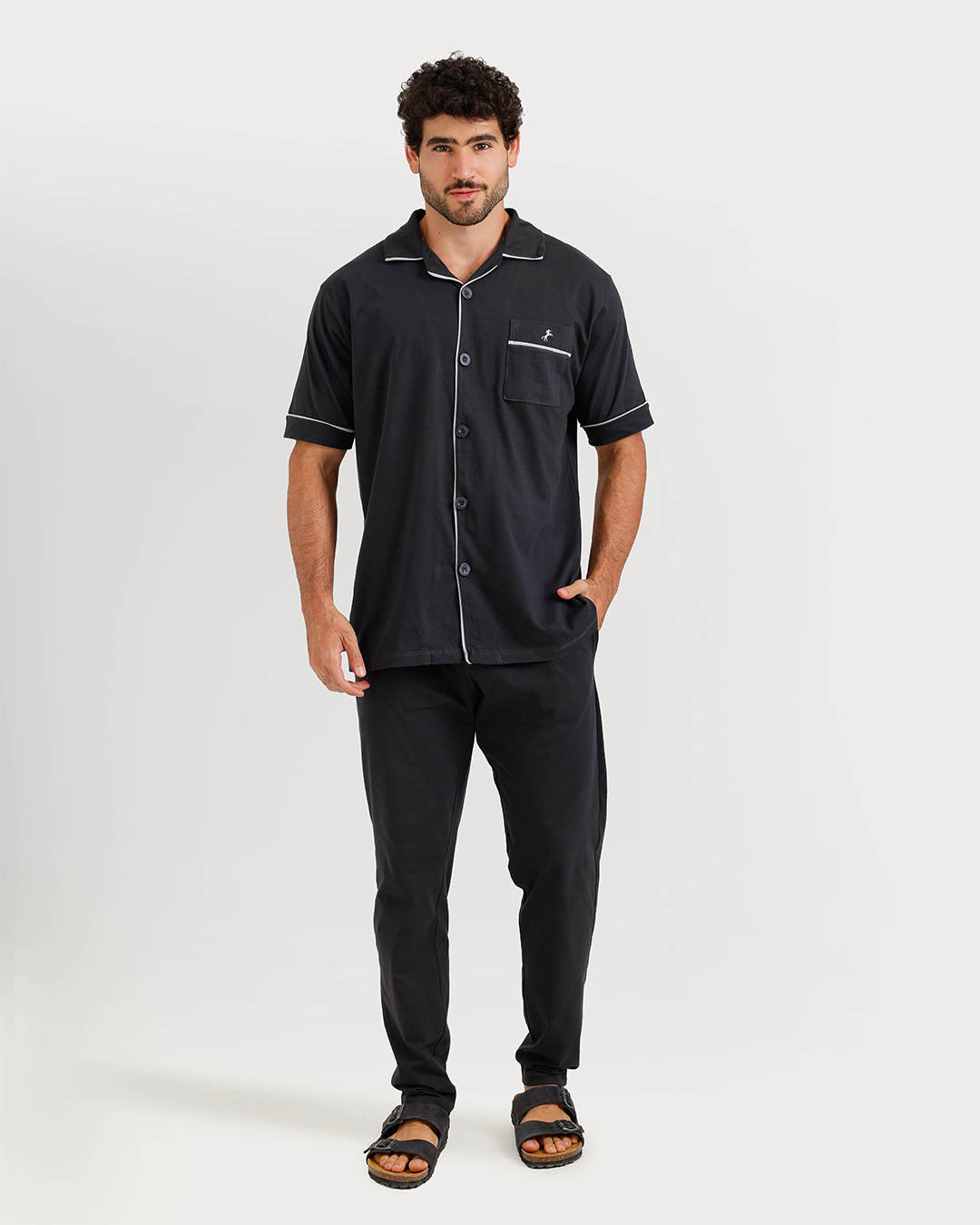 Men's short-sleeve pajama with pants