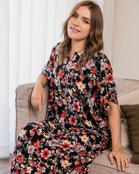 قميص فسكوز مشجر نص كم 118