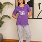 Women's pajamas text, how much and pants are dotted
