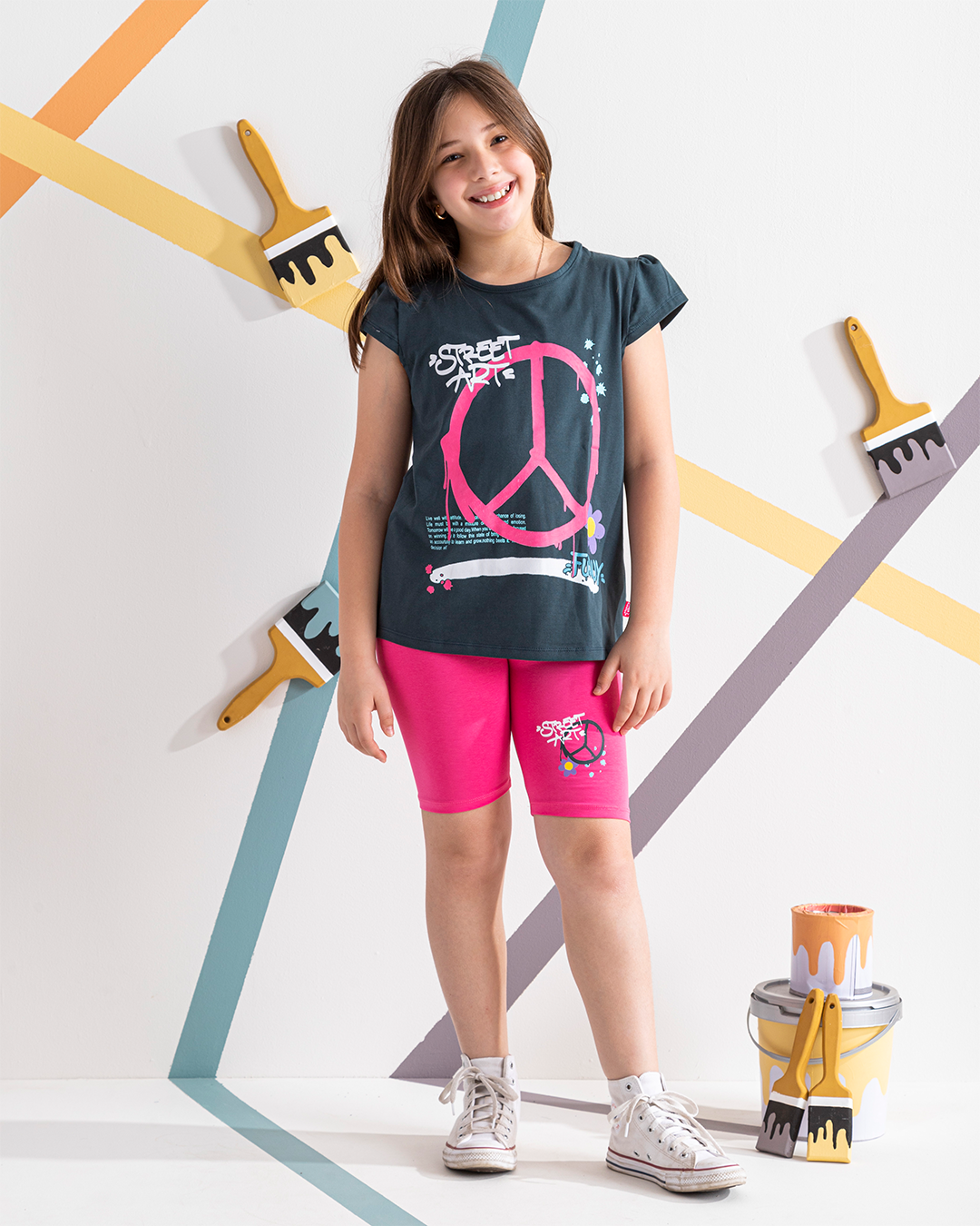 STREET FUNNY Girls' pajama shorts