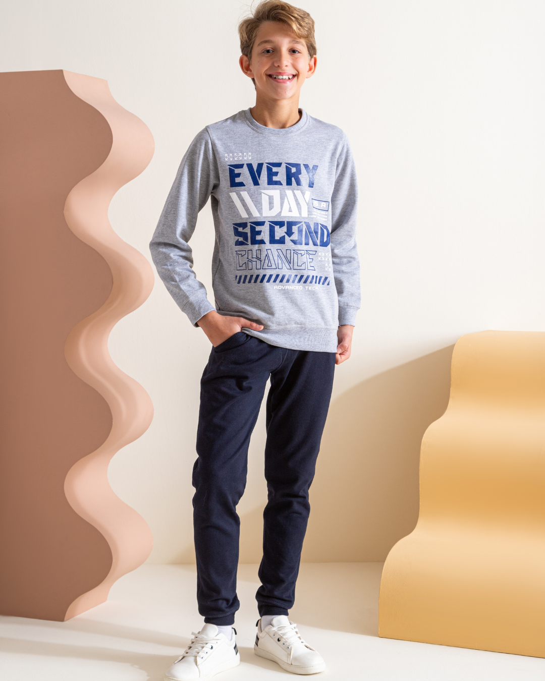 Every Day boys pajamas printed by Samar Milton Mcster