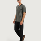 Men's Short Sleeve Pajamas with Round Neck Pants