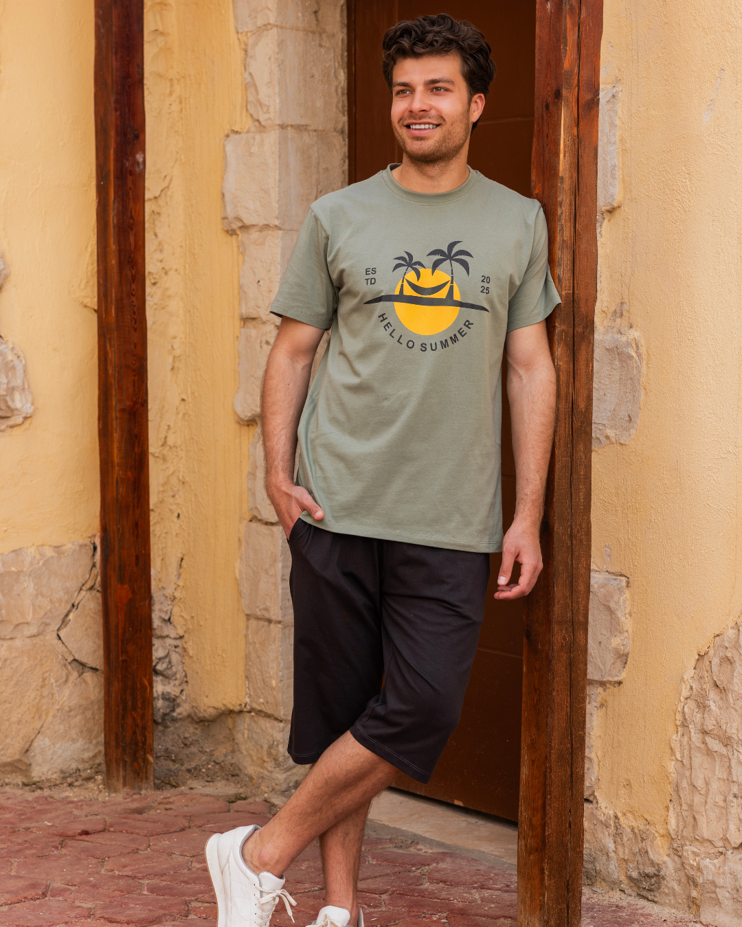 roads 2025 men's pajamas, half sleeves and pentacourt