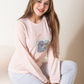 Long sleeve thermal top pajama Koala print