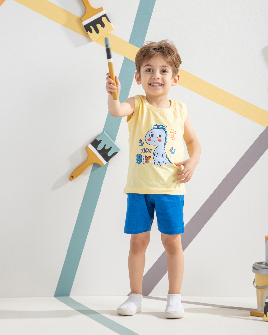 BOY بيجامه اولادي ديناصور