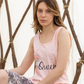 Women's pajamas, a pink pentacourt cat