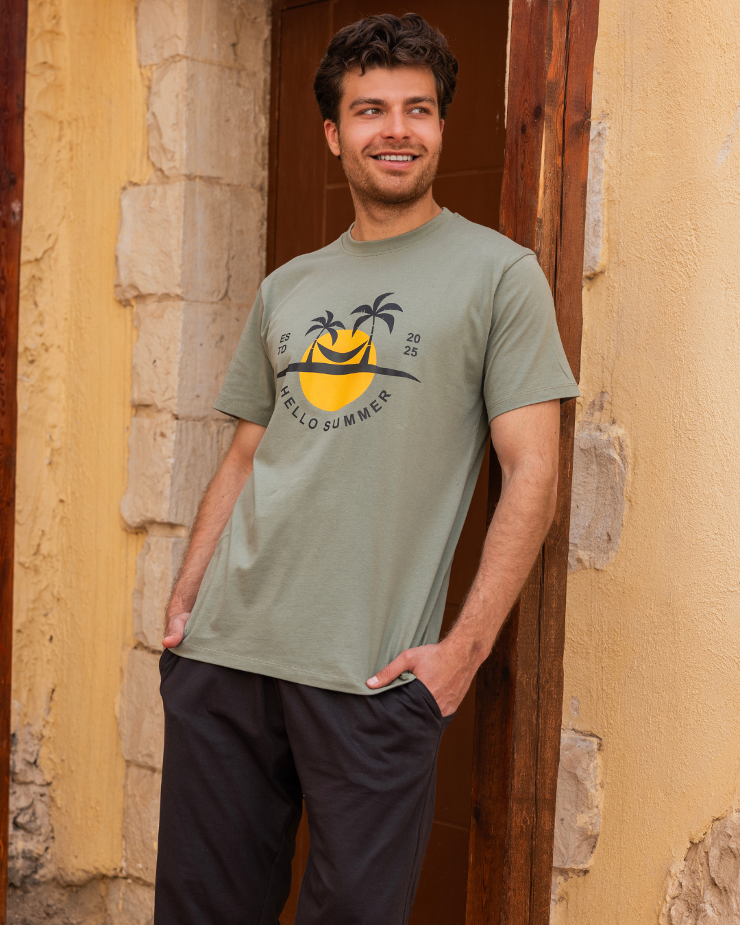 roads 2025 men's pajamas, half sleeves and pentacourt