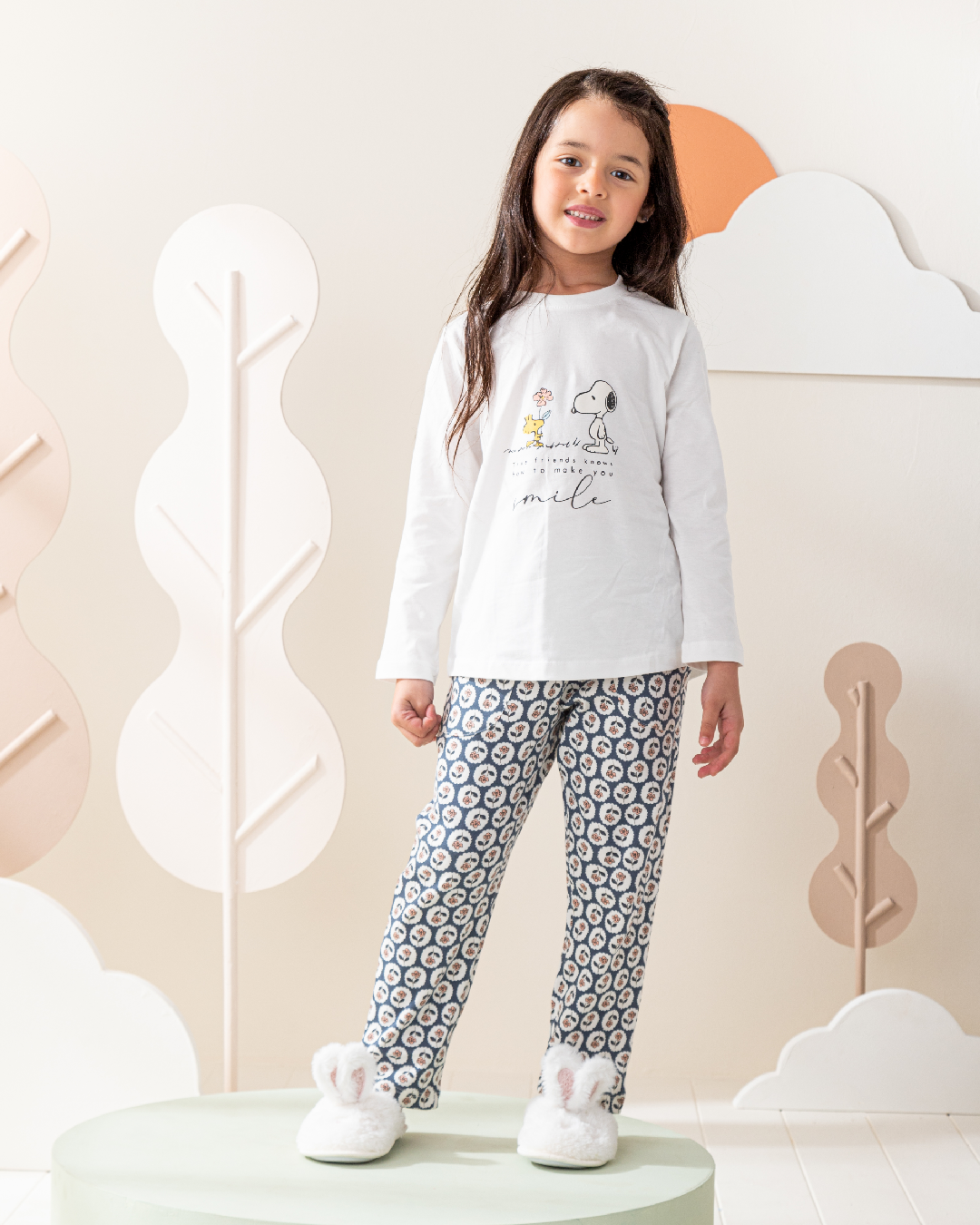 Spring Bunny بيجاما بناتي كُم طويل