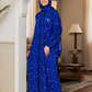 Women's triangle viscose lace-up