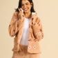 Enjoy Warmth in a fuzzy beige pajama