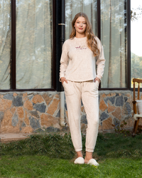 Wild Life Women's Long Sleeve Pajamas