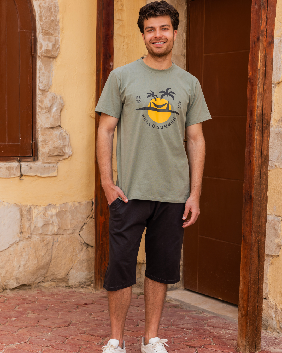 roads 2025 men's pajamas, half sleeves and pentacourt