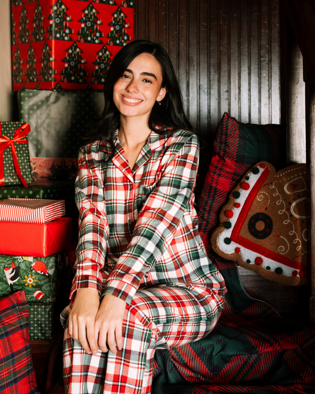 Santa's Favorite Classic Button up Pajama