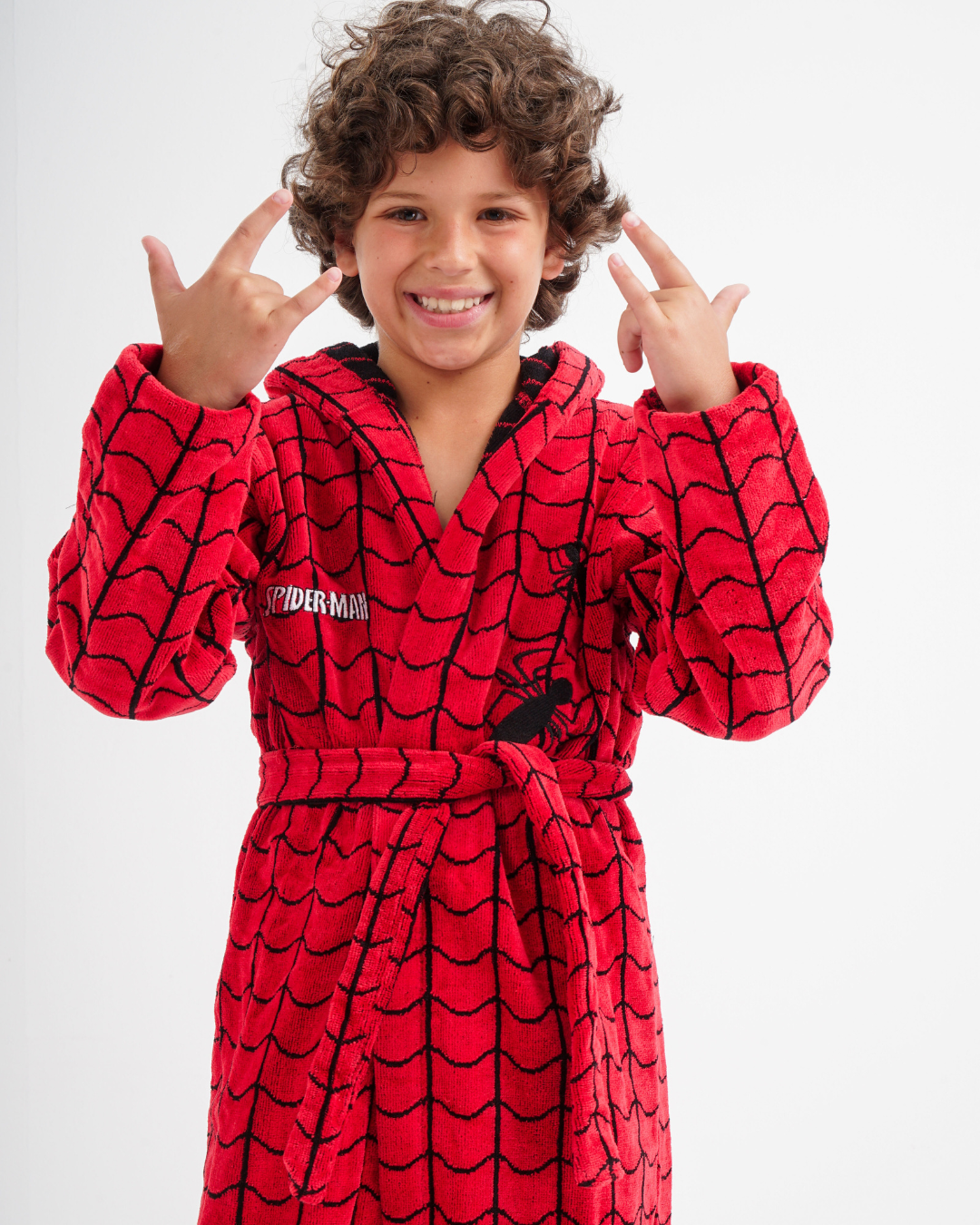 My children's bathrobe, Spider-Man