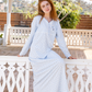 Women's nightgown, buttons, lace, dotted, floral