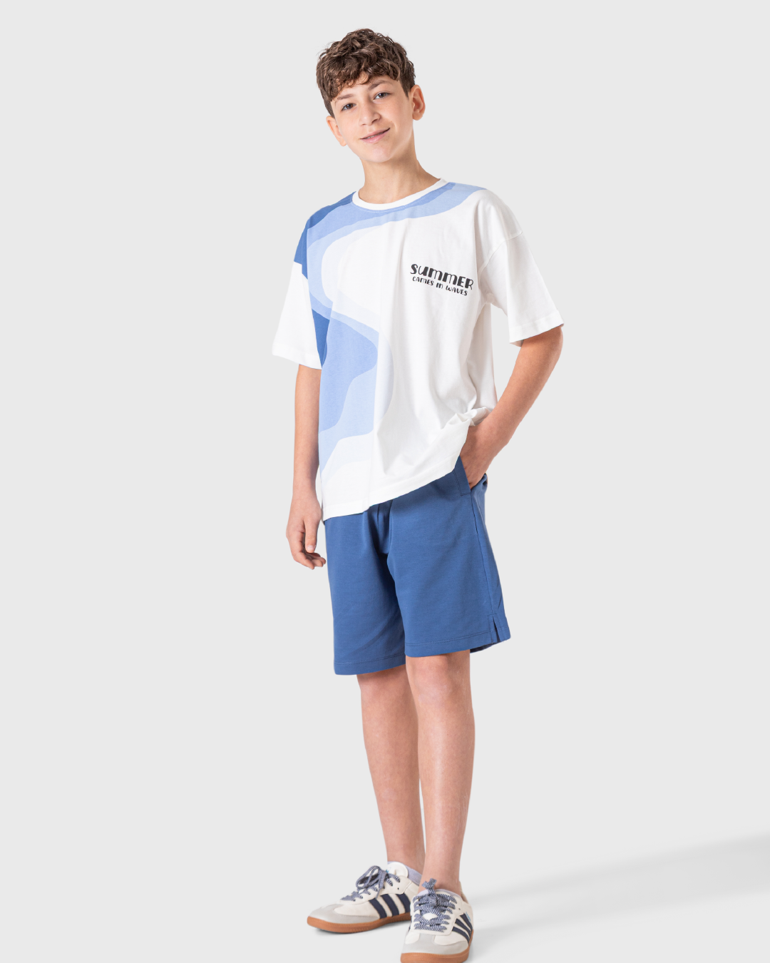 طقم توب مع شورت سمر ميلتون