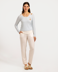 بيجاما حريمى 3 قطع كائنات الربيع