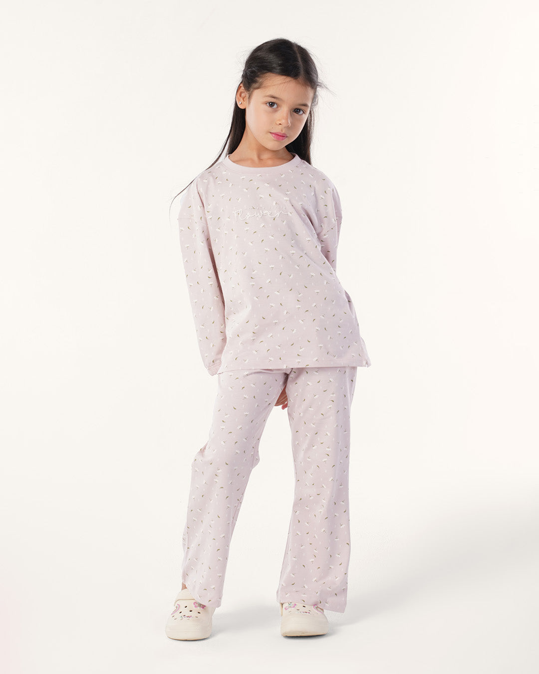 بيجاما بكم و بنطلون قطن ورود