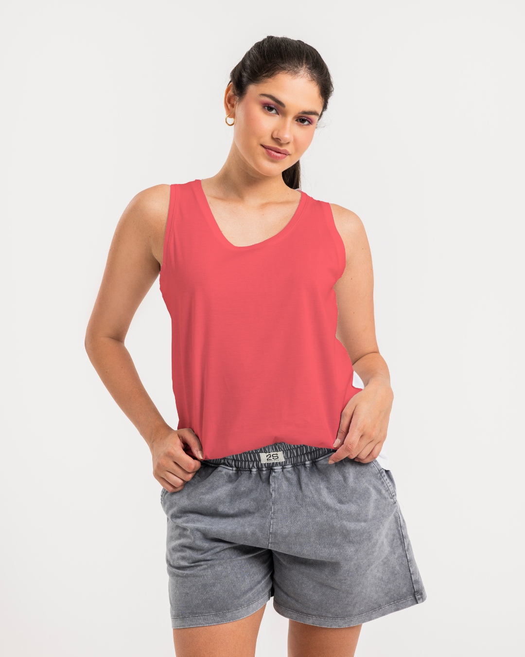 Lands End تانك توب حريمي بيزك