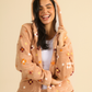 Enjoy Warmth in a fuzzy beige pajama